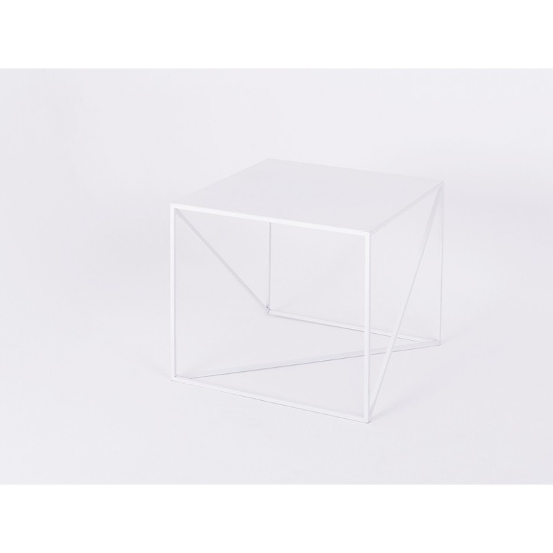 Stolik MEMO METAL 50 - czerwony