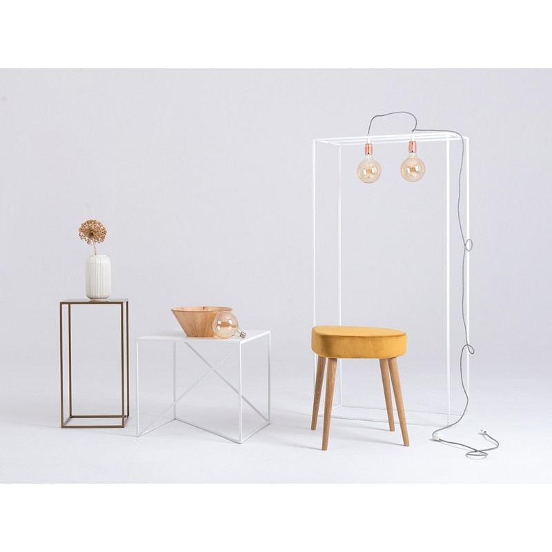 Stolik MEMO METAL 50 - czerwony