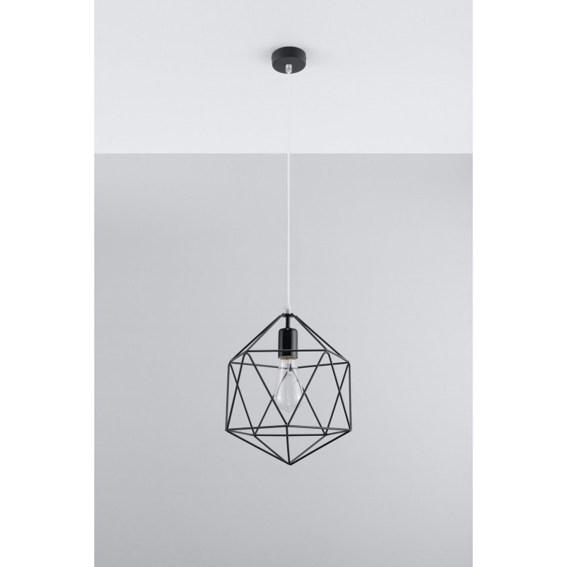 Lampa Wisząca GASPARE Czarna