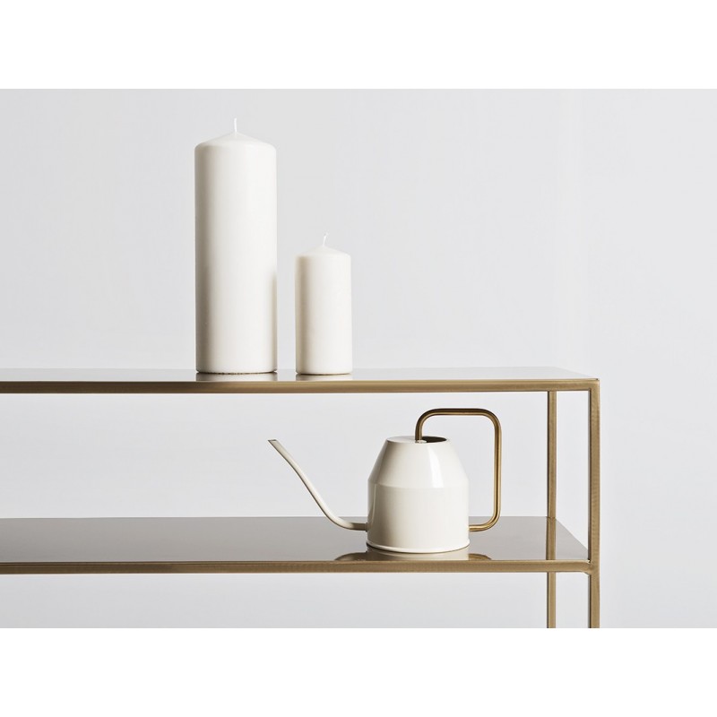 Konsola SENSO FLOWER METAL 120x25 L - złoty