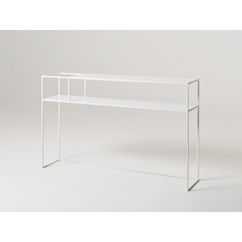 Konsola SENSO FLOWER METAL 120x25 L - złoty