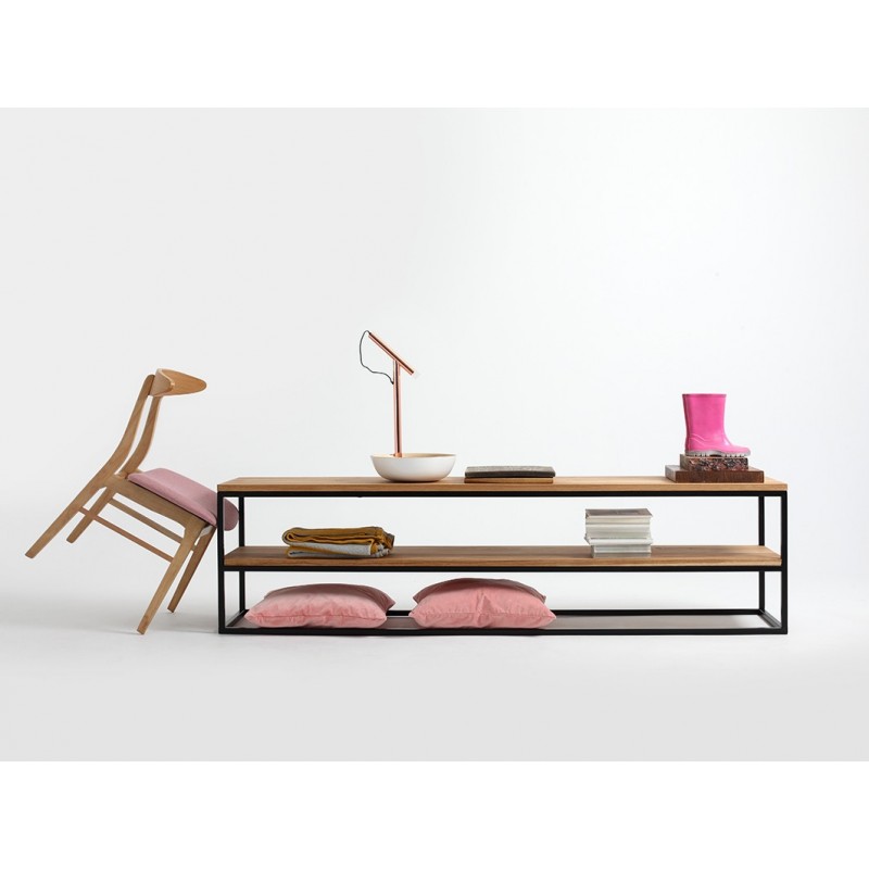 Konsola JULITA SOLID WOOD 180-2F