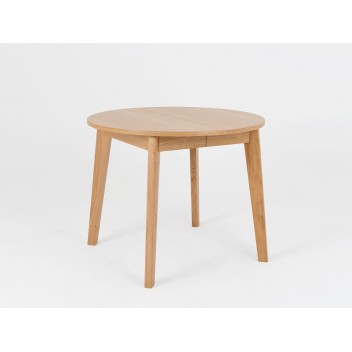 Stół jadalniany WOODYOU ROUND 95 rozkł. - dąb lity