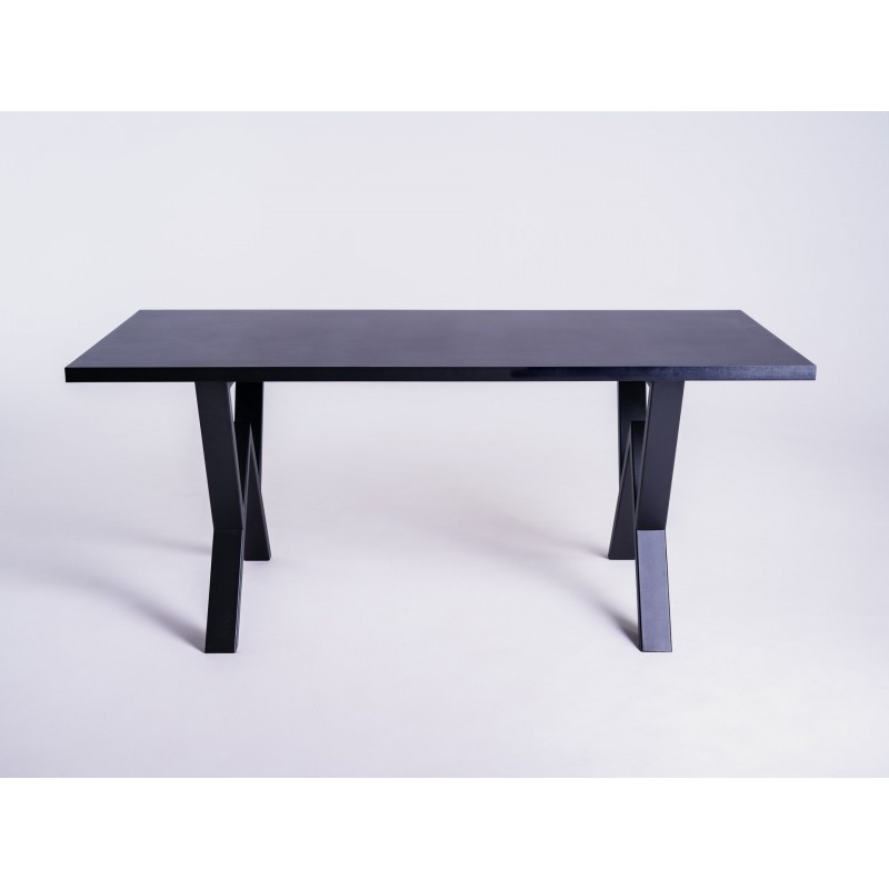 Stół jadalniany VW 160 - czarny, czarny