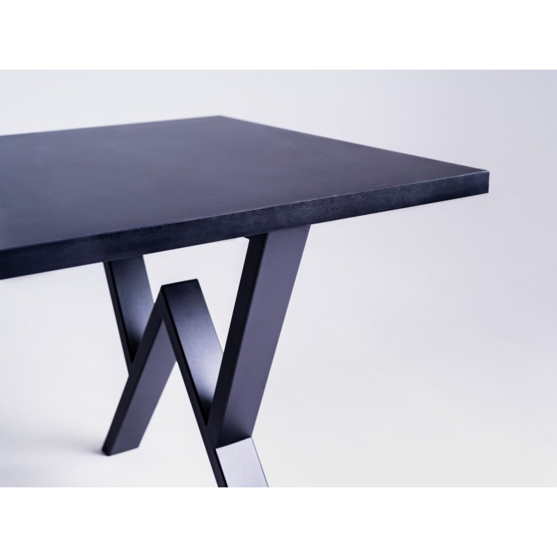 Stół jadalniany VW 160 - czarny, czarny