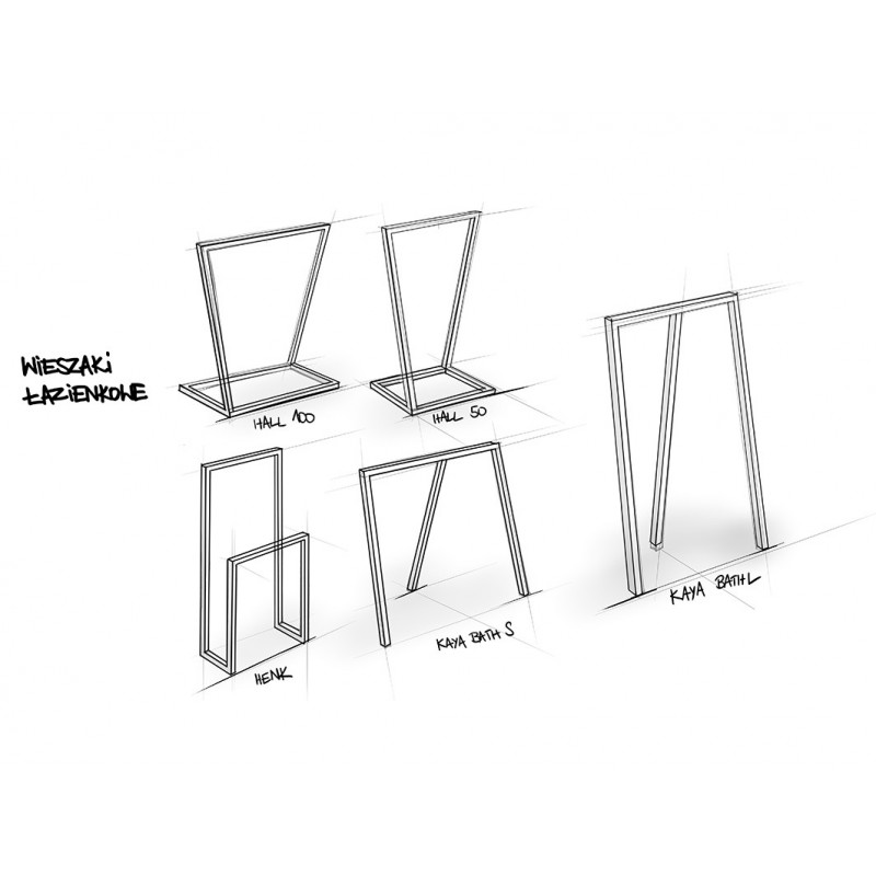 Wieszak łazienkowy KAYA BATH L