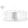 Lampa Wisząca SALERNO Biała
