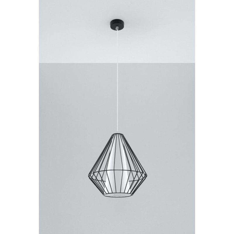 Lampa Wisząca DEMI Czarna