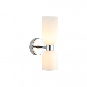 Nowoczesny srebrny kinkiet 80482-01-W02-CR RODEN SALON HOL HOTEL LUCEA