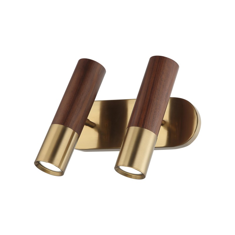 Nowoczesny dwupunktowy kinkiet 80501-06-W02-WD RONATA  SALON SYPIALNIA HOTEL LUCEA