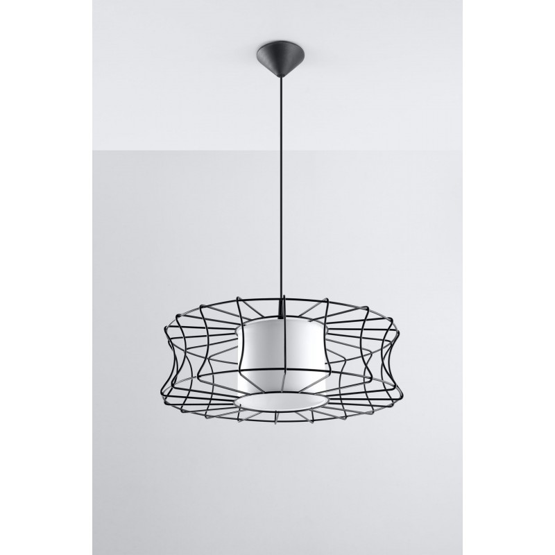 Lampa Wisząca SALERNO Czarna