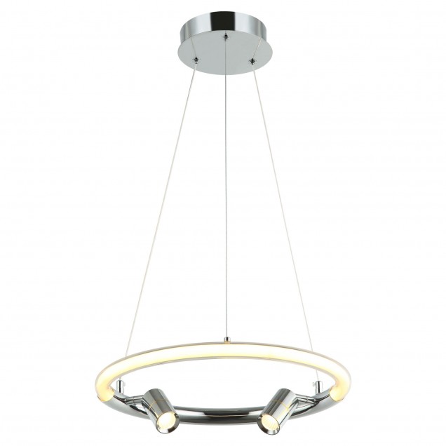 Nowoczesna lampa wisząca srebrny 80509-02-P02-CR SELESTE salon sypialnia jadalnia lucea