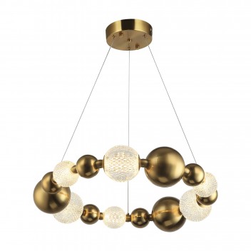 Nowoczesna patynowa lampa wisząca 80525-01-P06-CO MIMOSA SALON SYPIALNIA JADALNIA LUCEA