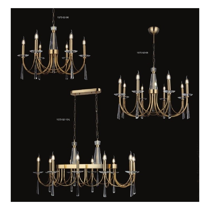 Klasyczny kinkiet patyna 1570-52-29 TOREDO HOTEL SALON SYPIALNIA JADALNIA LUCEA STL