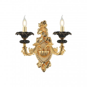 Designerski kinkiet 80476-05-W02-GD PALMINA SALON SYPIALNIA JADALNIA HOTEL LUCEA