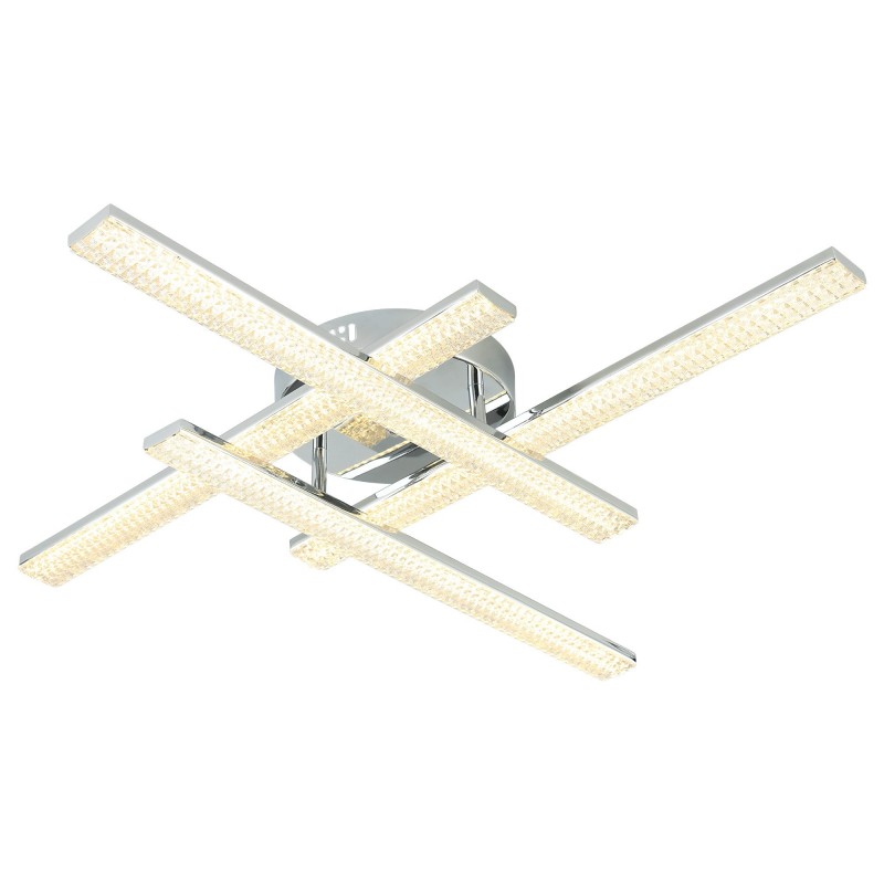 Nowoczesna lampa sufitowa plafon chrom 80477-02-C04-CR MANOR SALON SYPIALNIA JADALNIA LUCEA