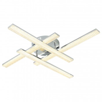 Nowoczesna lampa sufitowa plafon chrom 80477-02-C04-CR MANOR SALON SYPIALNIA JADALNIA LUCEA