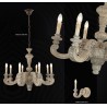 Klasyczny żyrandol 80449-01-P06-WG PONTECO SALON SYPIALNIA JADALNIA HOTEL LUCEA