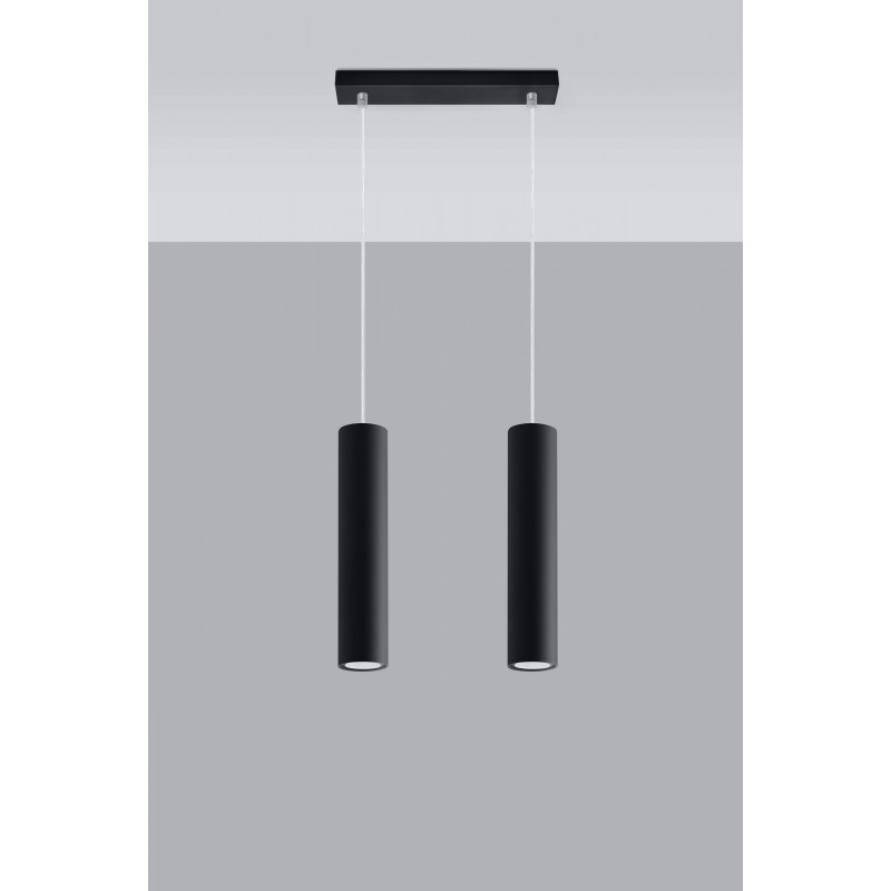 Lampa Wisząca LAGOS 2 Czarny