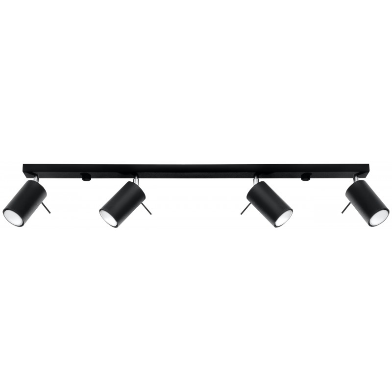 Plafon RING 4L Czarny