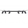 Plafon RING 6L Czarny