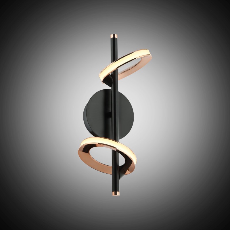 Designerska kinkiet 52022-05-W02-RG LEVORA  SALON SYPIALNIA JADALNIA LUCEA