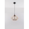Lampa Wisząca POMPELMO Naturalne Drewno