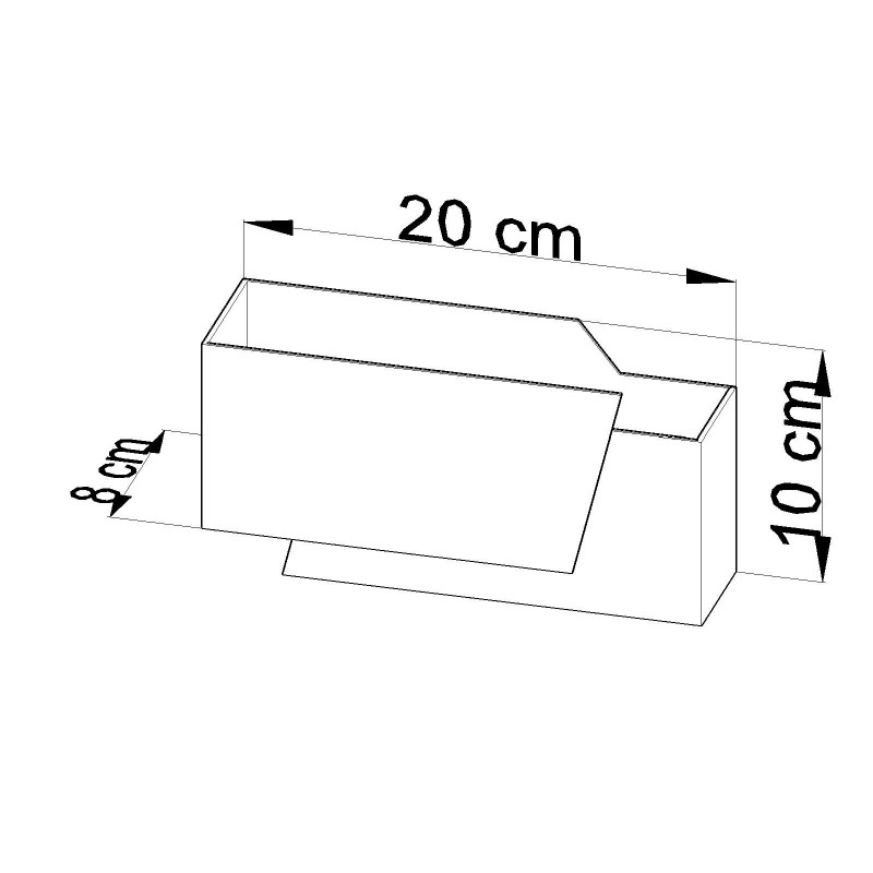 Kinkiet PIEGARE Biały