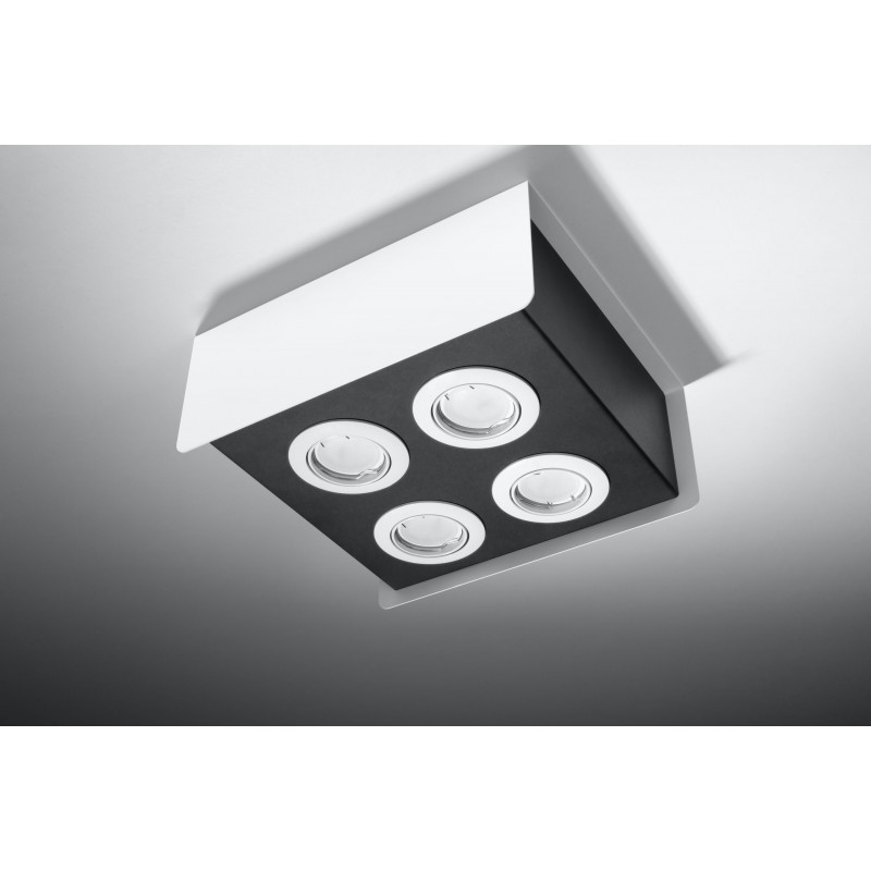 Plafon STEREO 4 Biały