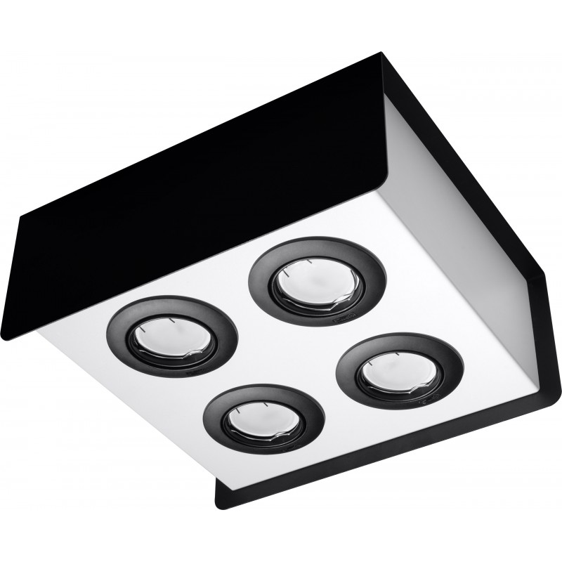 Plafon STEREO 4 Czarny