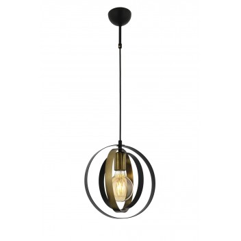 Lampa wisząca czarna złoto patyna AV-4219-1BSY Outlet Wyprzedaż końcówek serii Ostatnie 2 sztuki