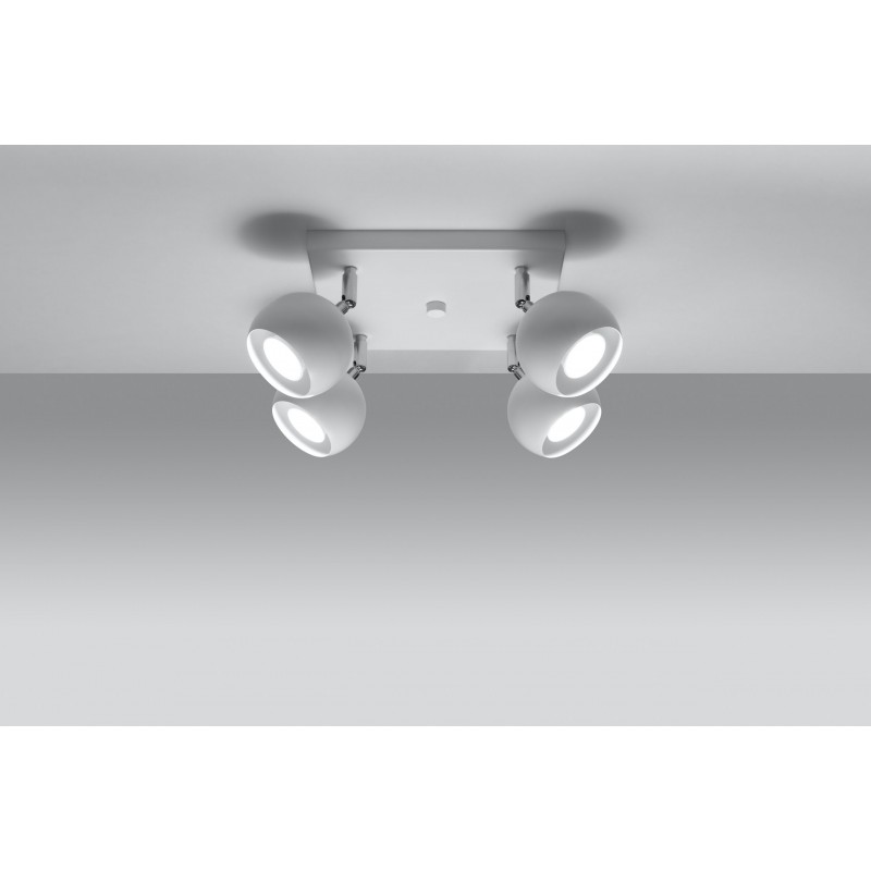 Plafon OCULARE 4 Biały