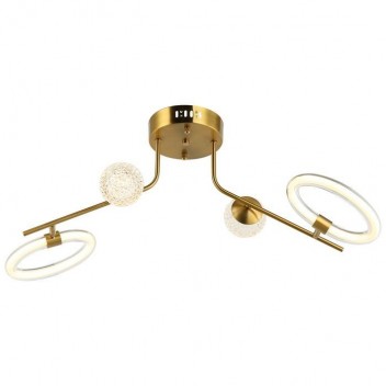 Designerska patynowa lampa sufitowa BOREA 80562-01-C04-CO lucea do salonu jadalni