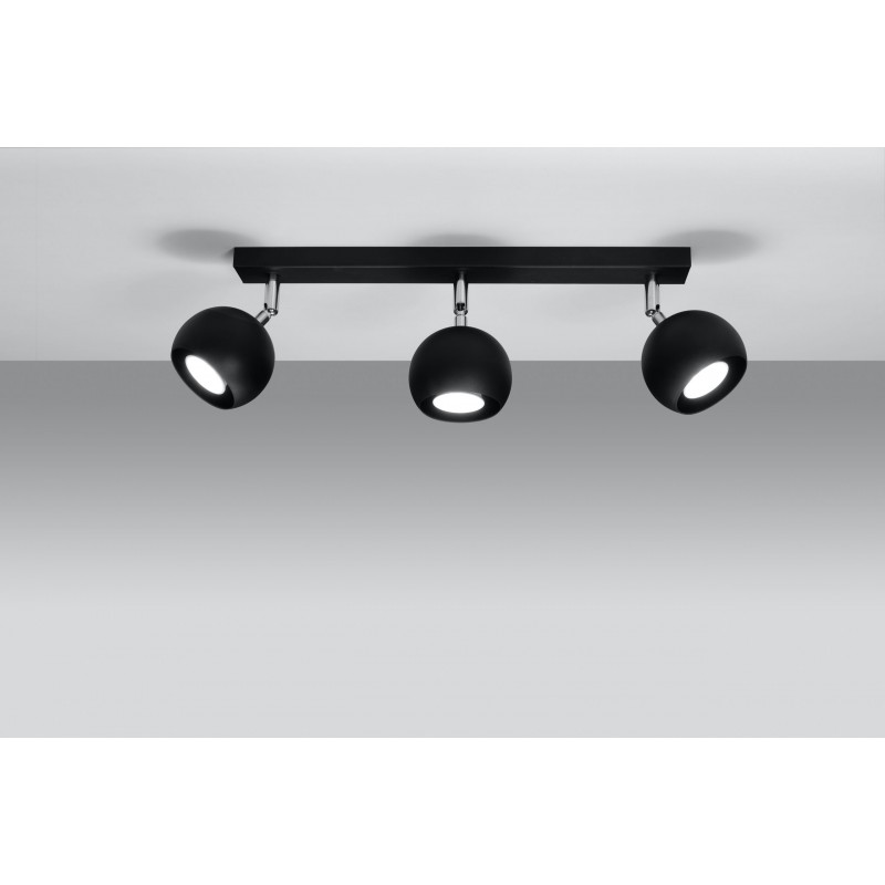 Plafon OCULARE 3 Czarny