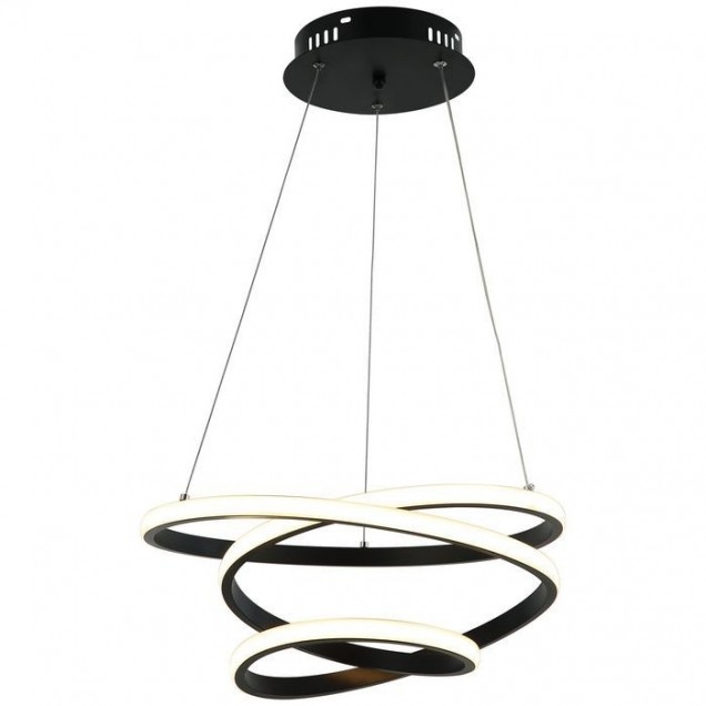 Designerska czarna lampa wisząca 80633-01-PS1-BK MESKA lucea do salonu jadalni sypialni