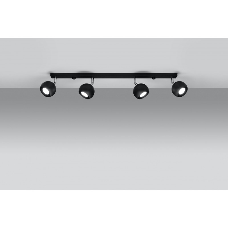 Plafon OCULARE 4L Czarny