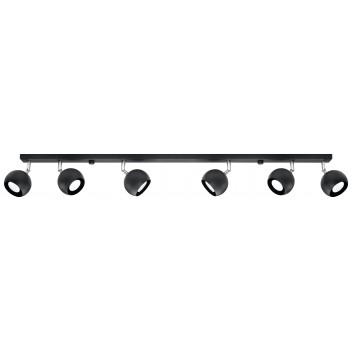 Plafon OCULARE 6L Czarny