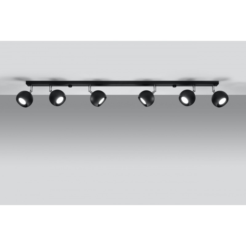 Plafon OCULARE 6L Czarny