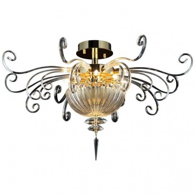Ekskluzywna złota lampa sufitowa SEVERTINO 80605-06-C08-CL lucea do salonu jadalni kuchnia