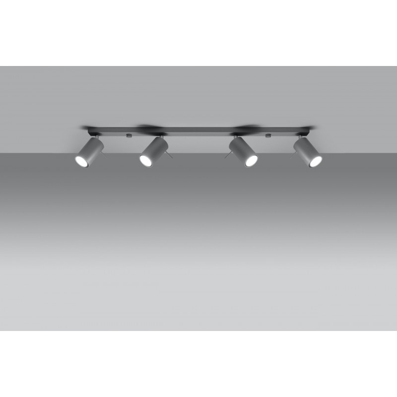 Plafon RING 4L Szary