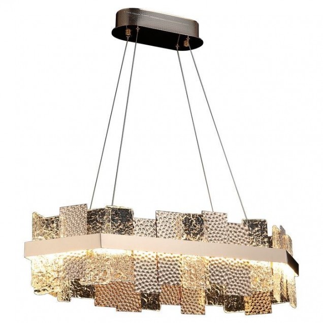 Designerska złota lampa wisząca BOBELLA 80622-03-L90-FG lucea do salonu jadalni kuchnia