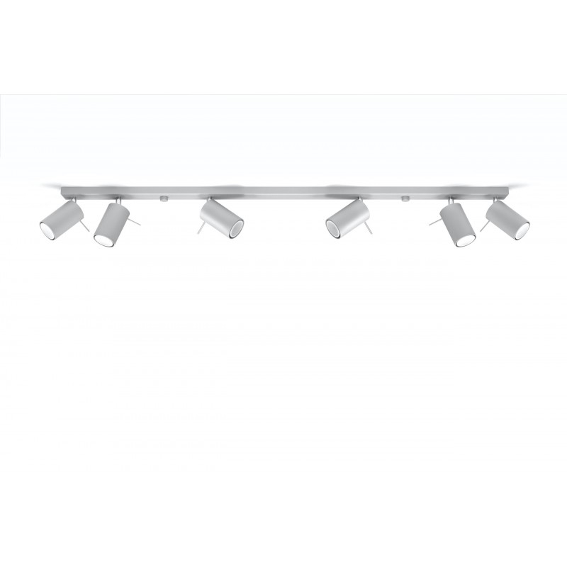 Plafon RING 6L Szary
