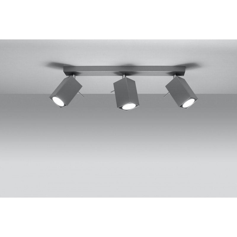 Plafon MERIDA 3 Szary