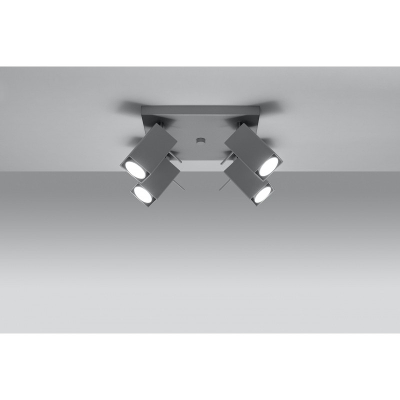 Plafon MERIDA 4 Szary