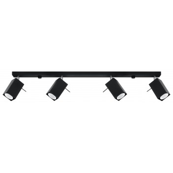 Plafon MERIDA 4L Czarny