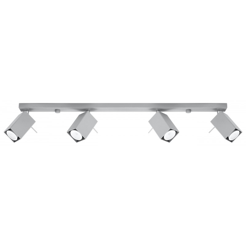 Plafon MERIDA 4L Szary