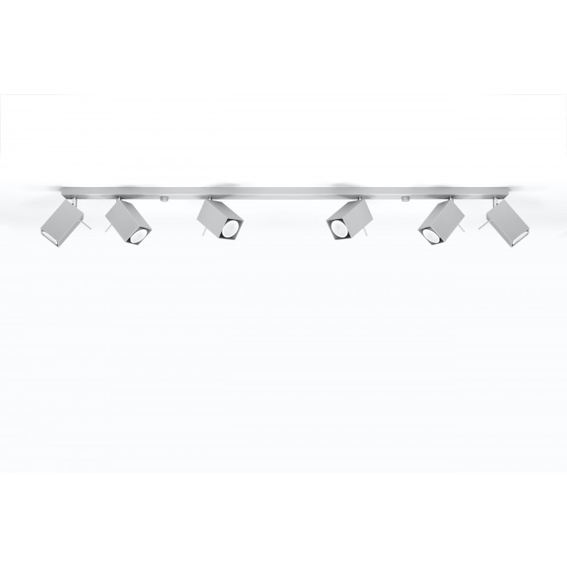 Plafon MERIDA 6L Szary