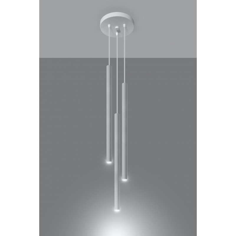 Lampa Wisząca PASTELO 3P Biała