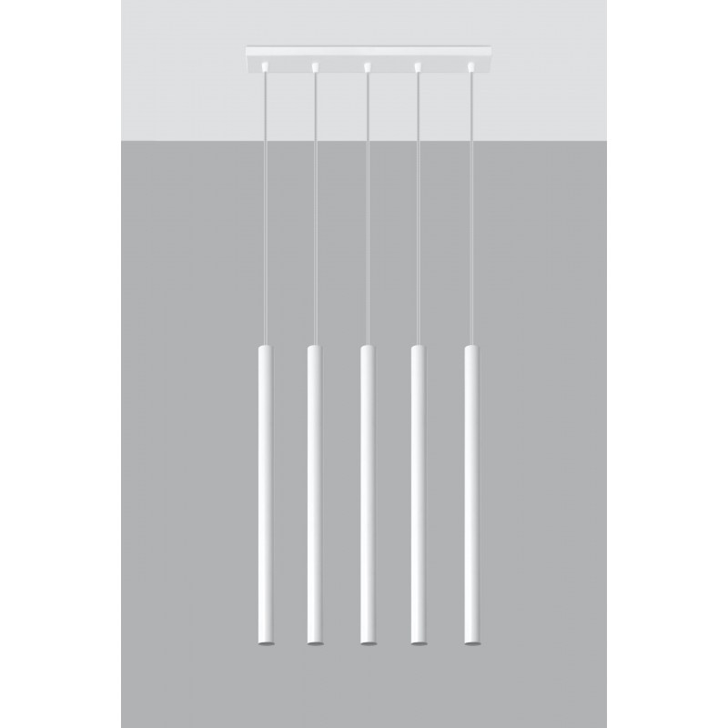 Lampa Wisząca PASTELO 5 Biała