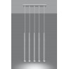 Lampa Wisząca PASTELO 5 Biała